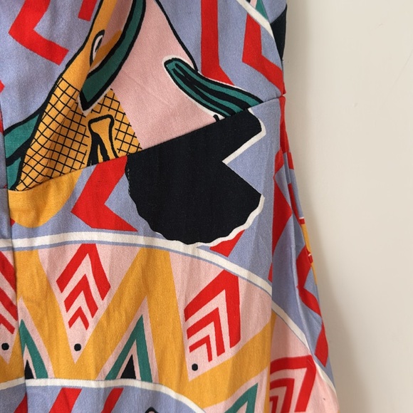 Anthropologie Multicolor Strapless Dress - Picture 8 of 12